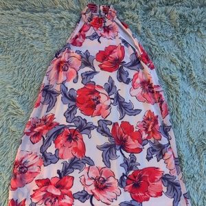 As U Wish - Floral Halter Swing Dress - Size XS